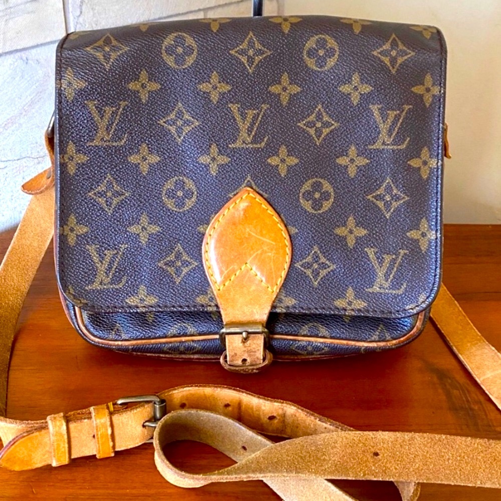 Vintage Louis Vuitton Cartouchiere GM Monogram crossbody